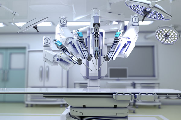 το σύστημα DaVinci που χρησιμοποιείται στη ρομποτική χειρουργική για την κήλη